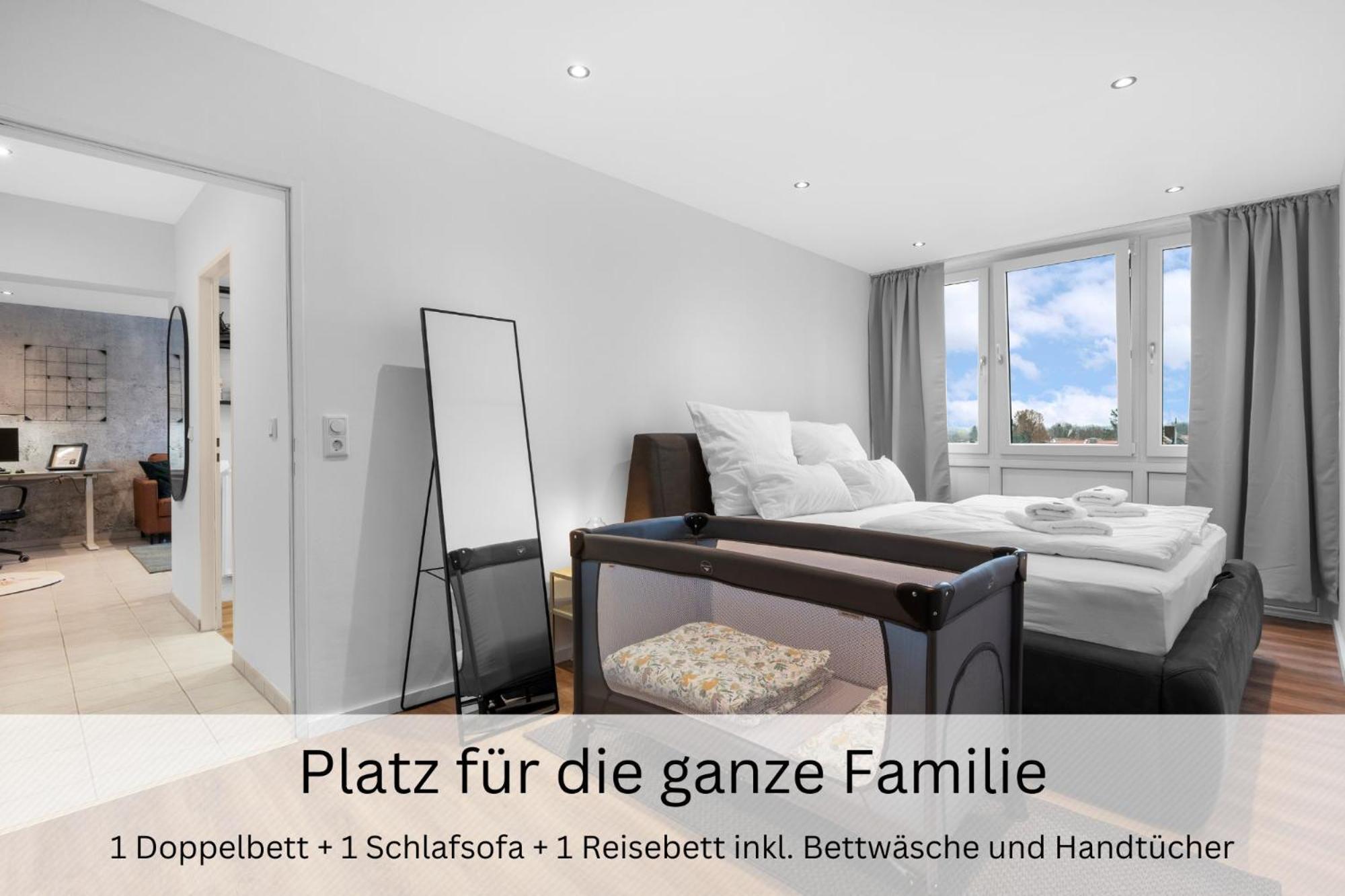 Apartment Urban Jungle Industrial Parkplatz Balkon Business *